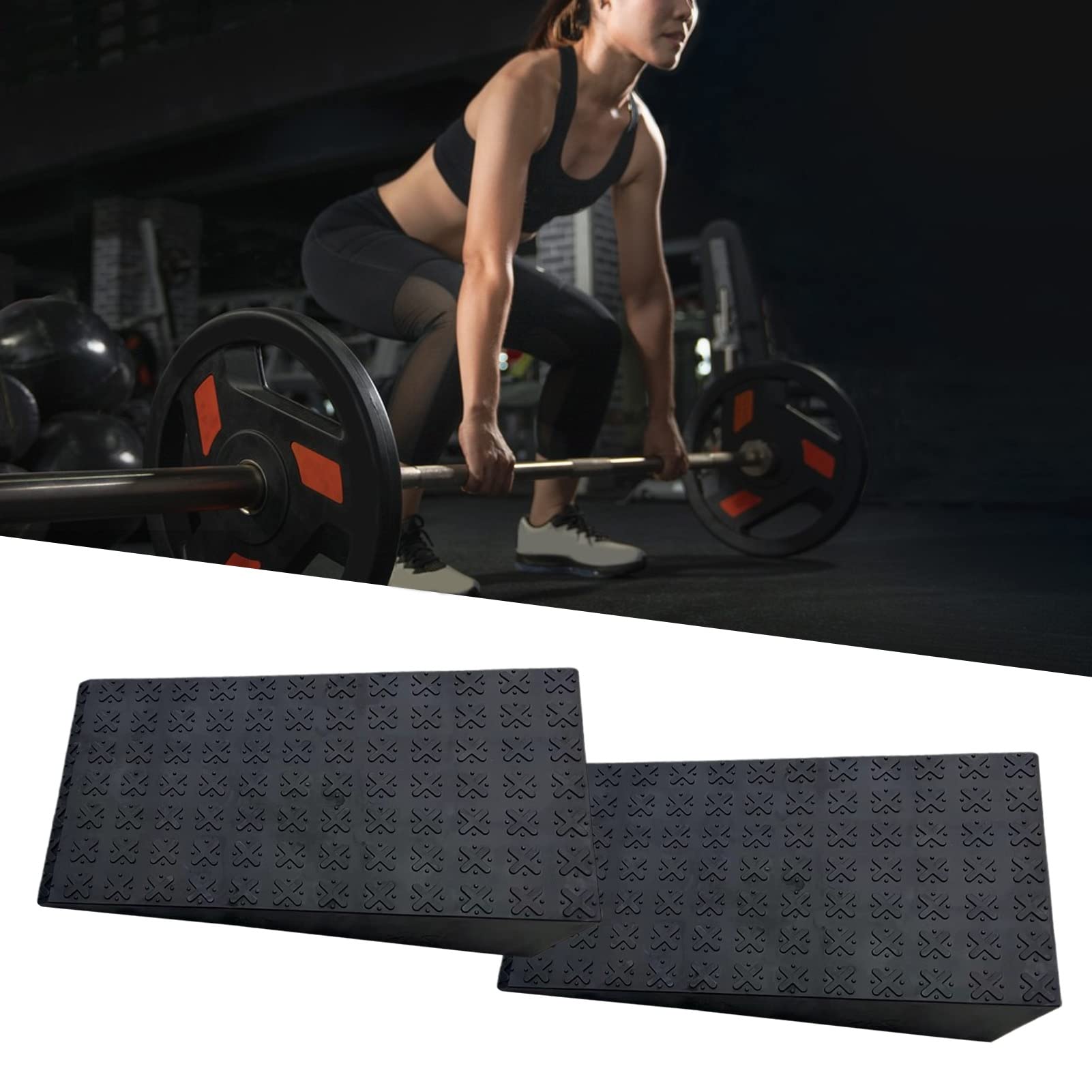 Cales De Squat (lot De 2) - Stables Et Antidérapantes - Pour Musculation, étirements Et Récupération