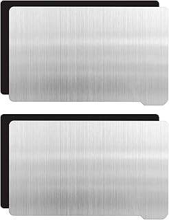 SOOWAY 3D Printer Upgraded Platform 202x128mm 2 Pack, Resin Magnetic Flexible Steel Plate Compatible With Anycubic Mono X, Photon X, Smart Kumitsu KL9
