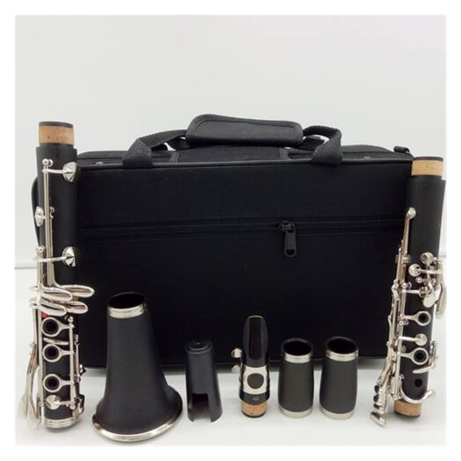 Clarinete De Resina ABS Mate, Clarinetes De Baquelita, Boquilla BB Intermedia, Estuche Incluido 4C Estudiantes Clarinete