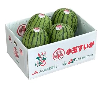 Amazon | すいか ピノガール 優品 3～6玉 8kg 長崎県産 小玉