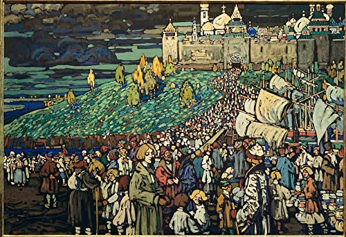 Affiche Kandinsky 60x90cm : la solution pour sublimer un grand mur vide avec une toile