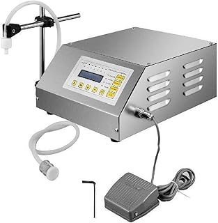 Pneumatische Flüssigkeitsfüllmaschine GFK 160, digitale Steuerung, Wasser, Getränk, Parfüm, Saft, Bier, automatischer Flaschenfüller Stabiler Betrieb
