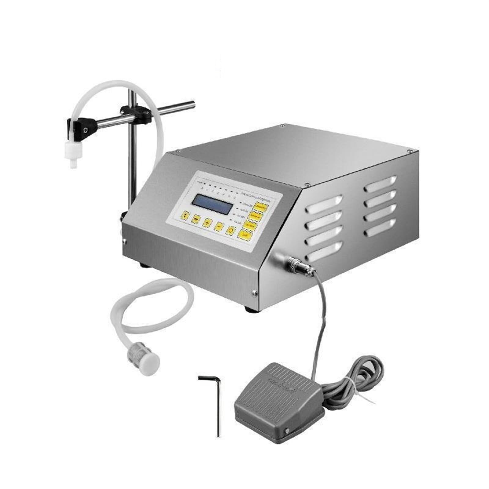 Máquina neumática de llenado de líquidos GFK 160 Control digital Agua Bebida Perfume Jugo Cerveza Llenadora automática de botellas