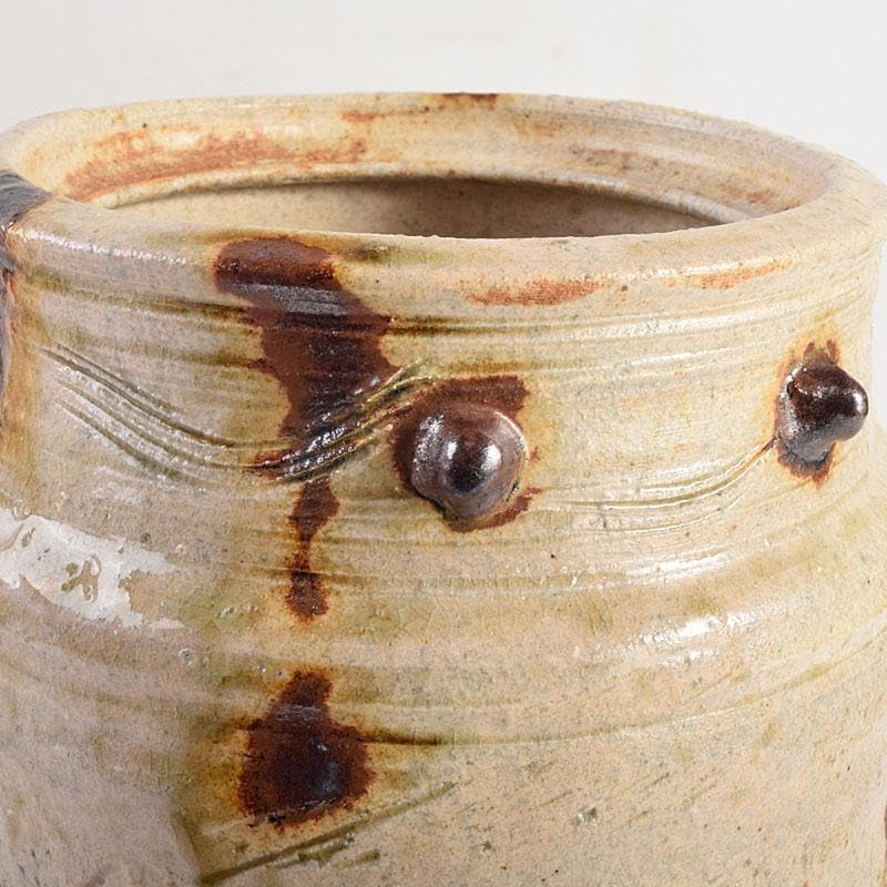 茶道具 美濃焼 大萱窯 加藤弥右衛門造 水指 共箱 V 8306 茶道具