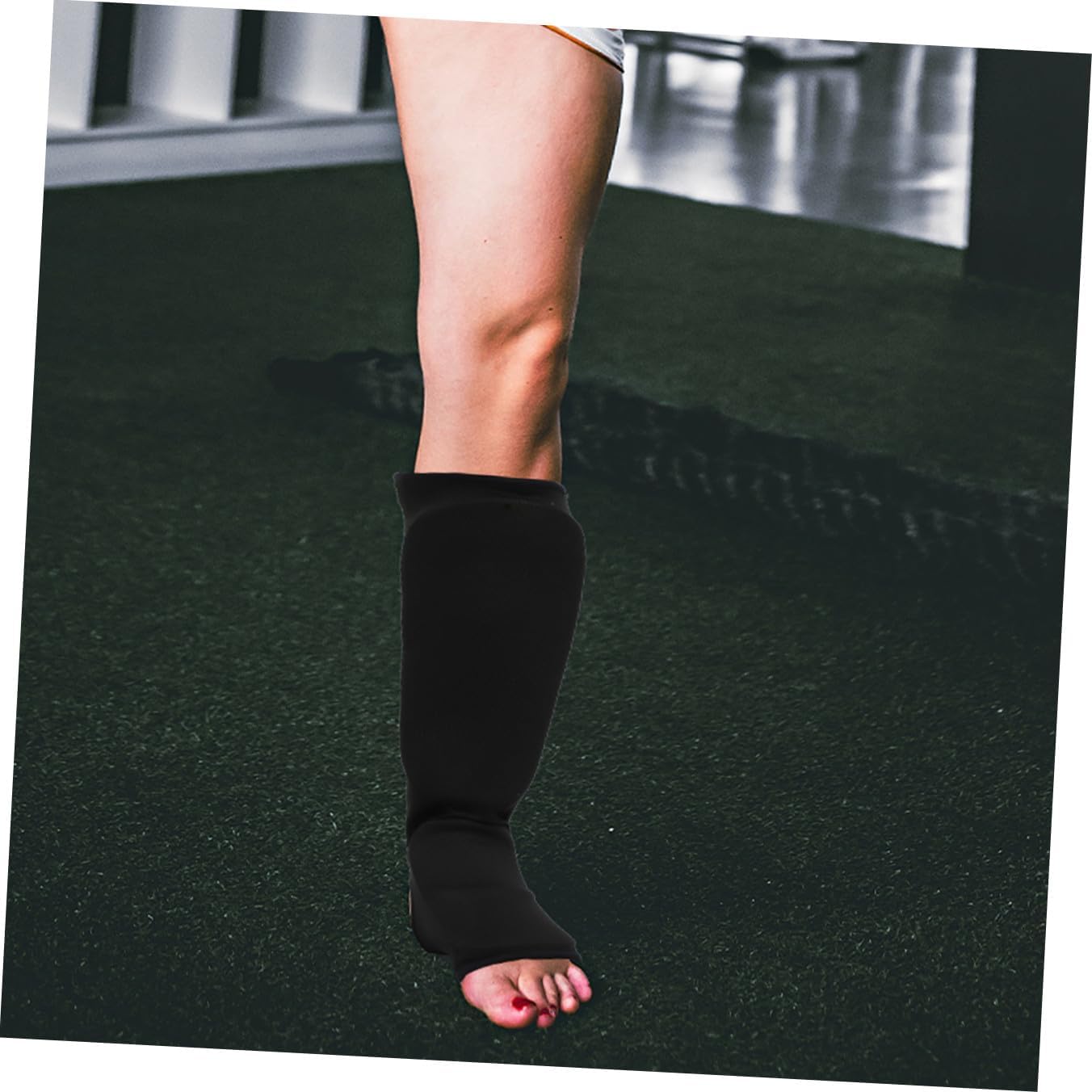 Zerodeko Breathable Adult Taekwondo Shin Guards Comfortable Protective Calf Pads with High Impact Absorption Air-Permeable Martial Arts Leg Braces for Karate Kickboxing Sparring Training