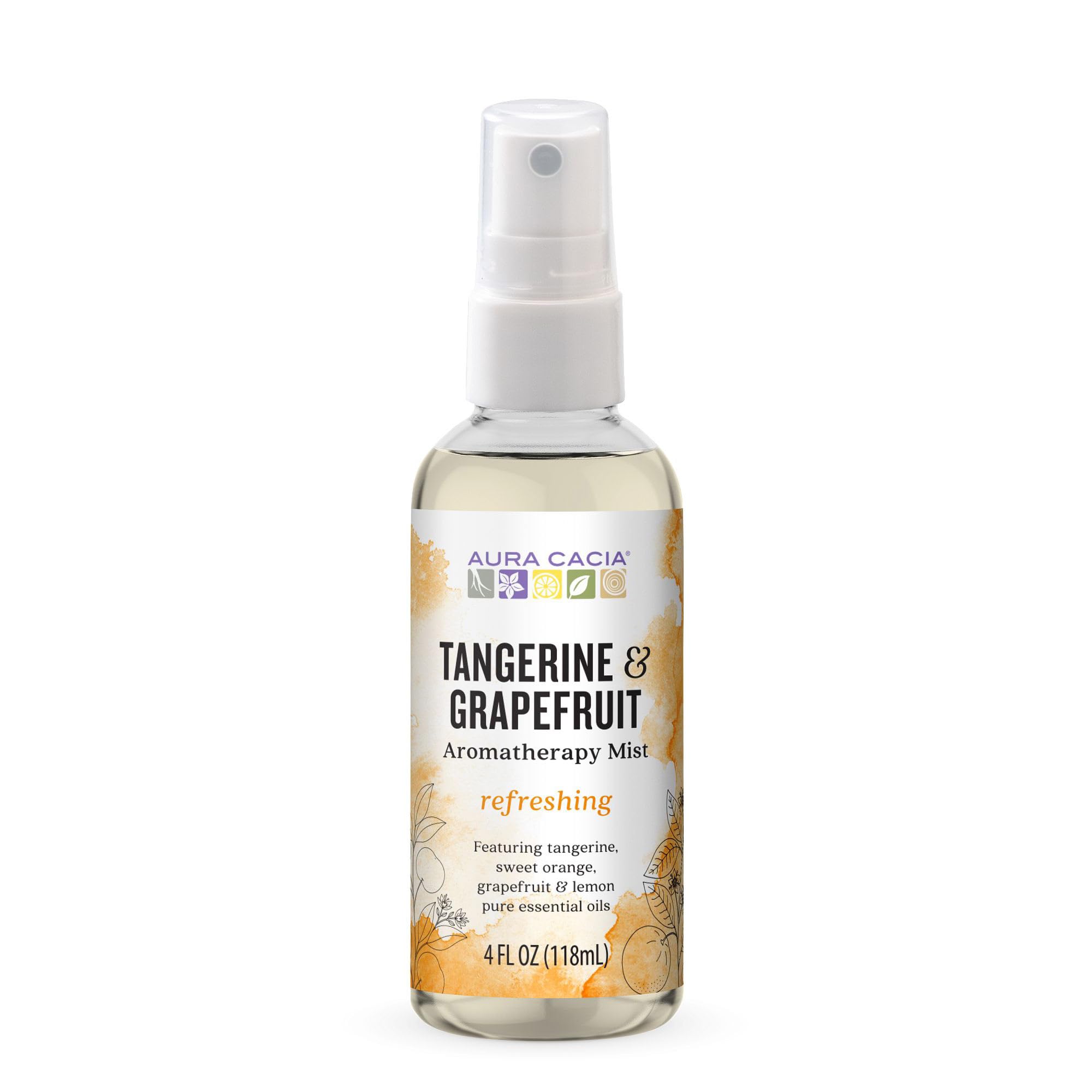 Aura Cacia Room and Body Mist, Refreshing Tangerine and Grapefruit, 4 Fluid Ounce by Aura Cacia-picture-18