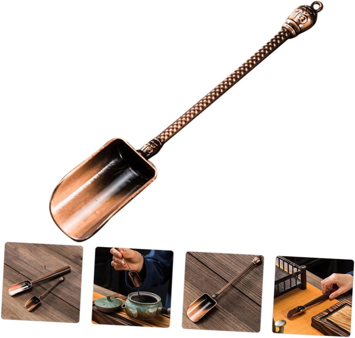 Decorative Tea Scoop Multi-function Household Tea for Loose Leaf Sugar Portable Shovel Handle for Easy Serving and Mixing