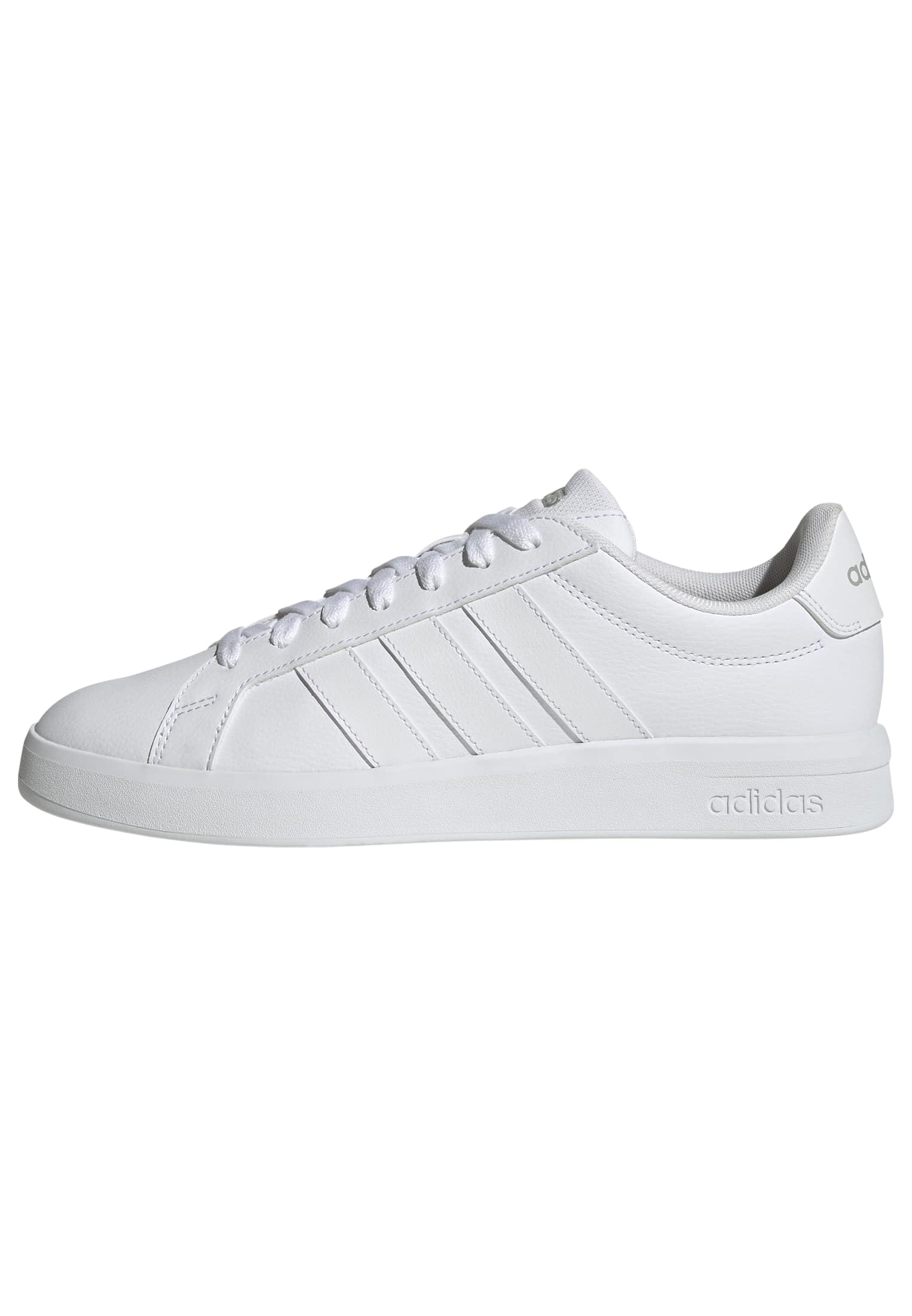 adidas Men's Grand Court Base 3.0 Shoes, FTWR White/FTWR White/Grey Two, 9.5 UK