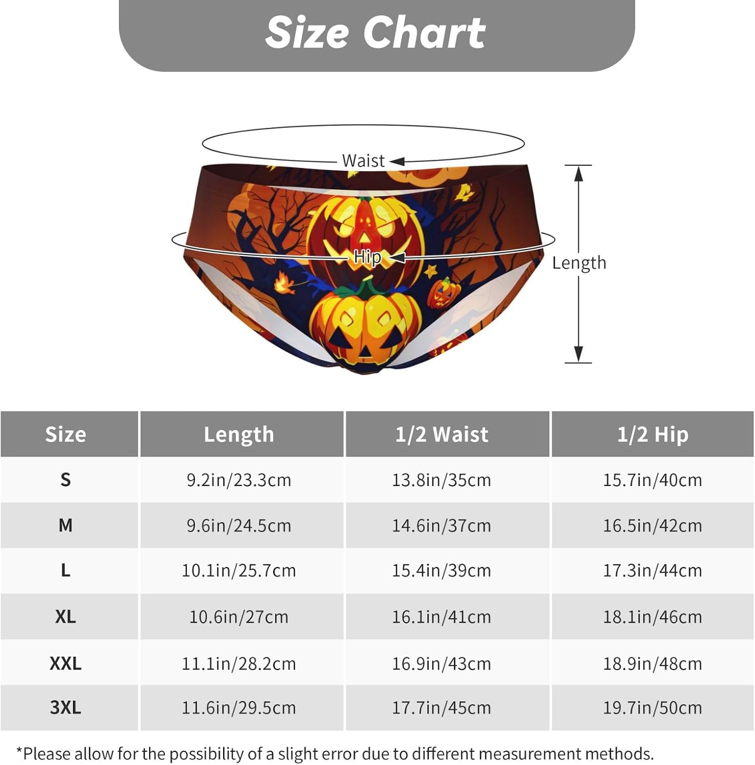 Halloween Pumpkin Men'S Underwear Triangle Briefs, Soft Breathable Stretchy Undergarments With Elastic Waistband