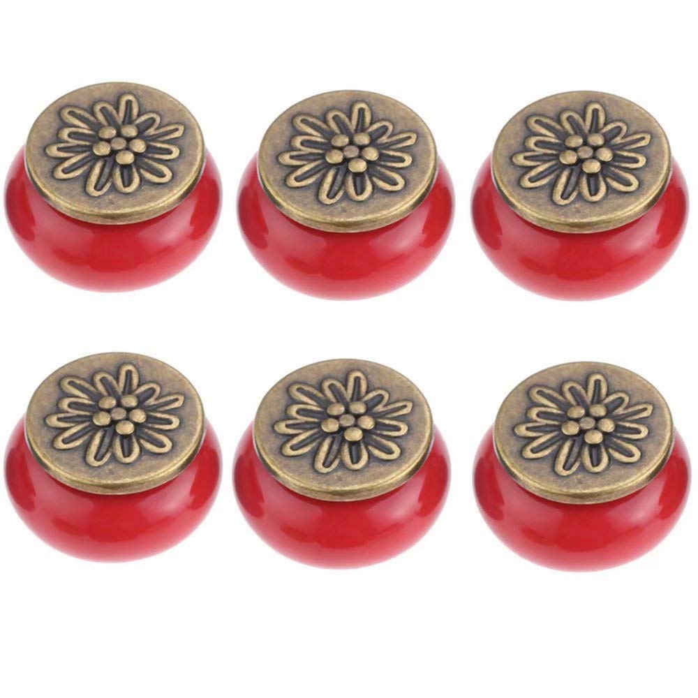 Poignée de tirage de tiroir en céramique vintage pour sublimer votre cuisine rustique x6