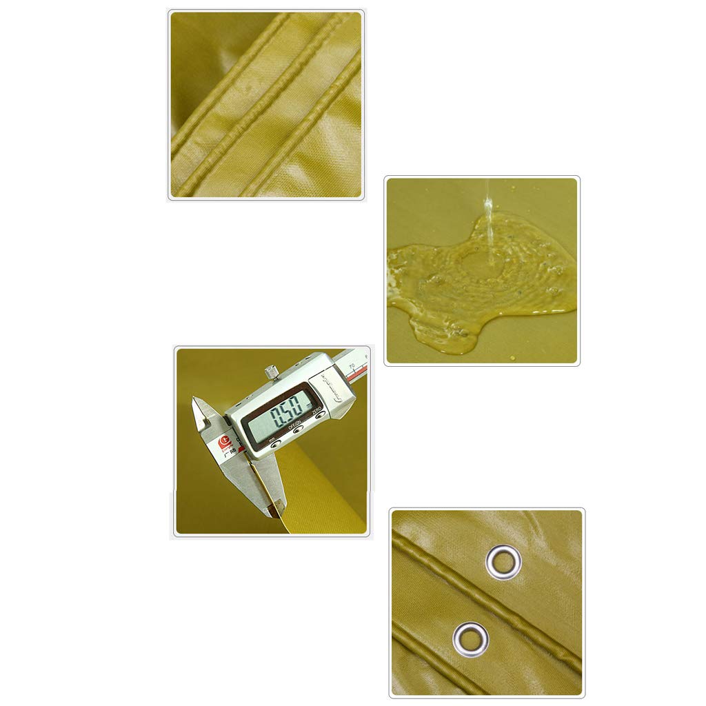 Outdoor gepolsterte wasserdichte Plane - Sonnenschutz und Regenschutz - multifunktionale Plane, Stärke 0,5 mm, 520 g / m2 (Mehrfarbig)