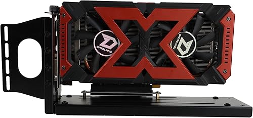 Miniatura 3 de Soporte de tarjeta gráfica con soporte vertical de montaje de GPU y soporte de 3 ranuras para GPU para extensión de PC, color negro