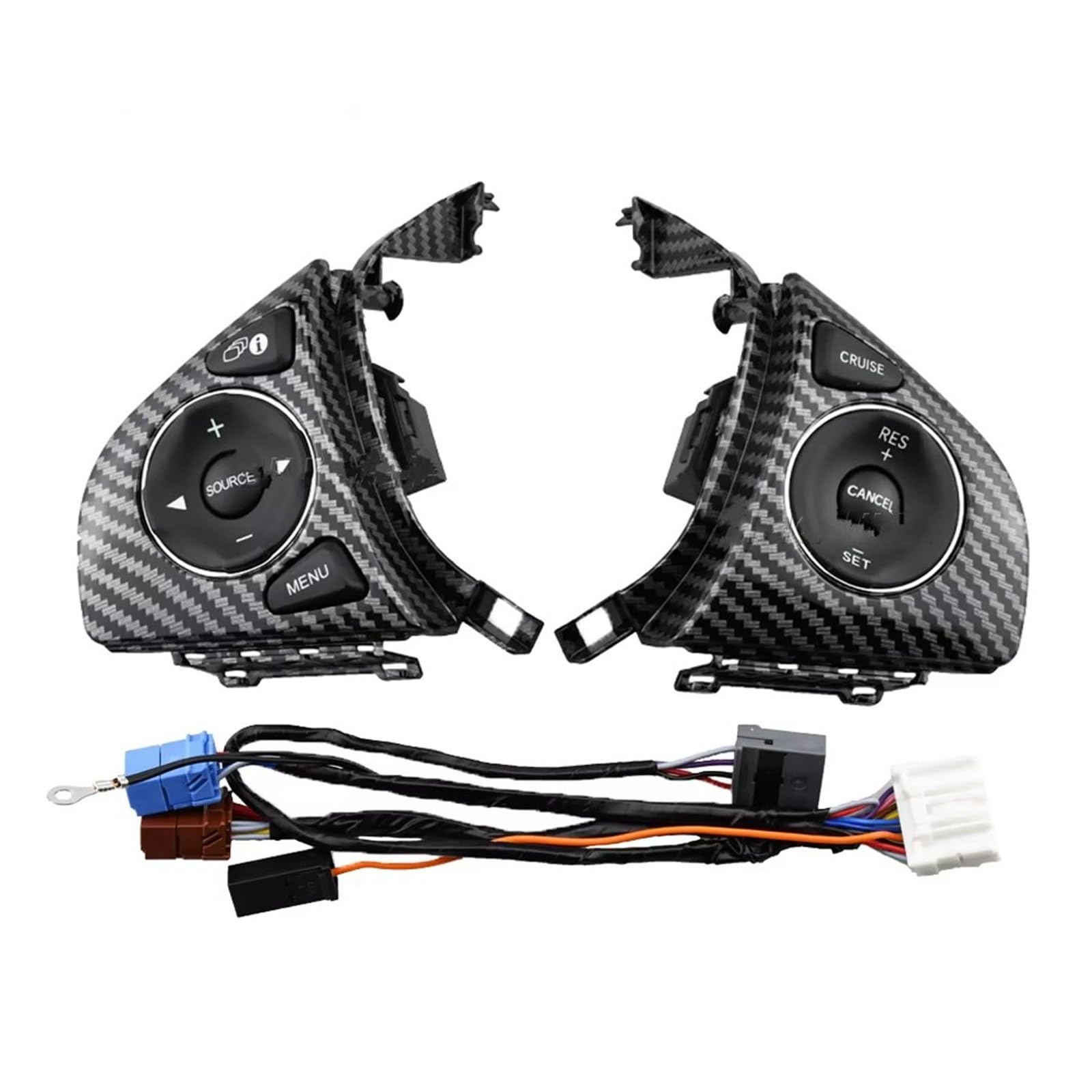 BotónControl Multifunción Volante Para Fit 2015 2016 2017 2018 Audio Radio Control Remoto De Crucero Botón Interruptor Volante