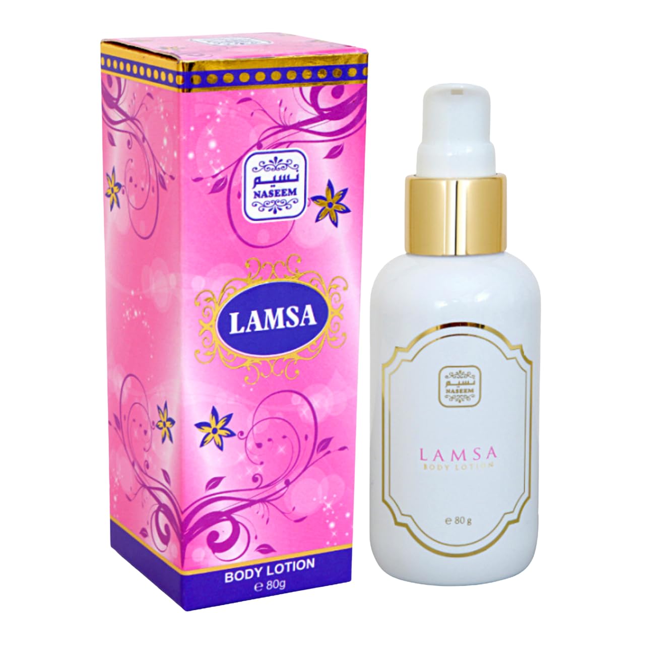 Amazon.com : NASEEM Lamsa Body Lotion & Eau De Parfum 80gm