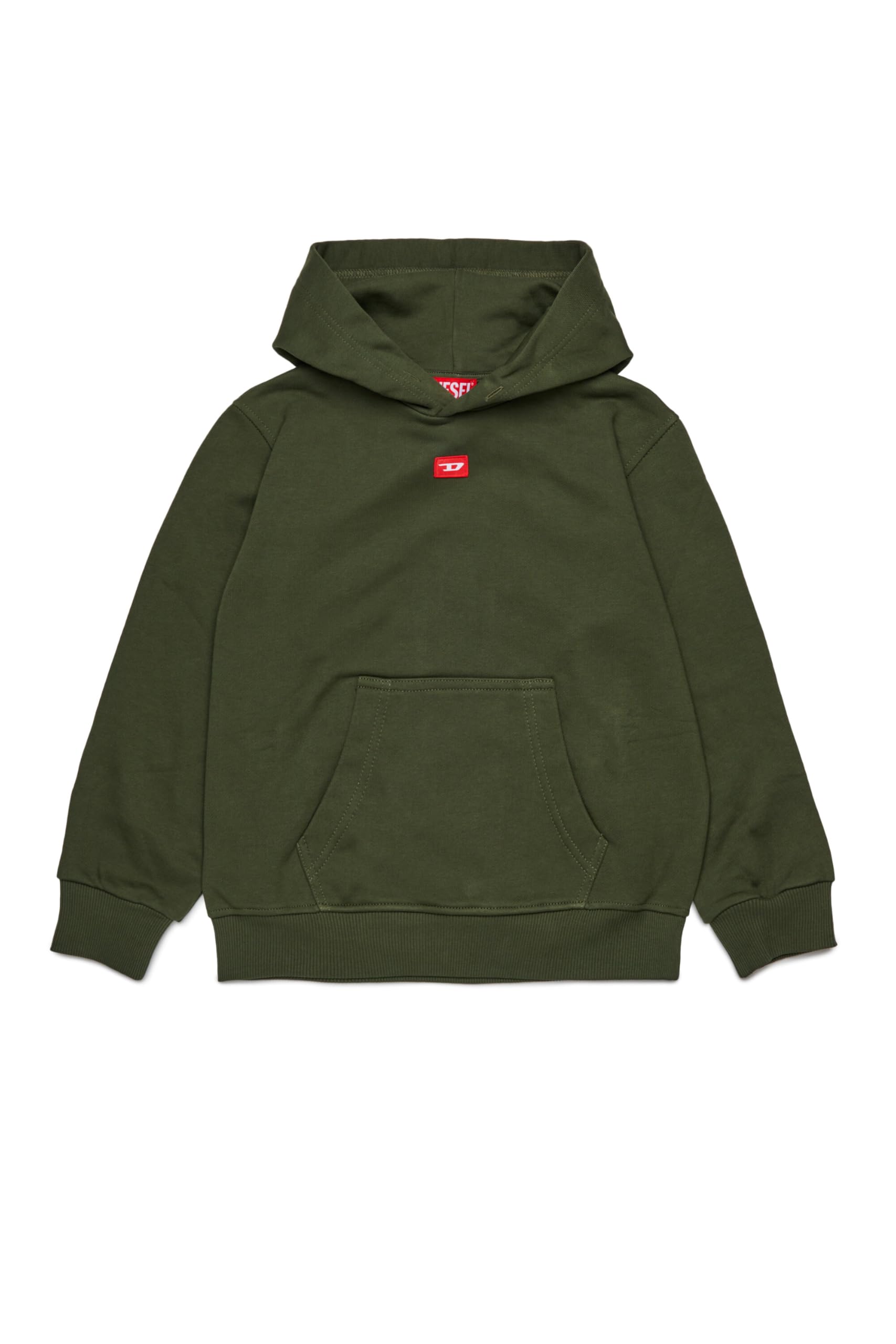 Kids' Hooded Sweatshirt With Red D Patch