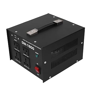 DAUF 1500W Transformer, Natural Cooling Single Phase Good Utilization Rate Boost Voltage Converter for Electric Equipment (EU Plug)