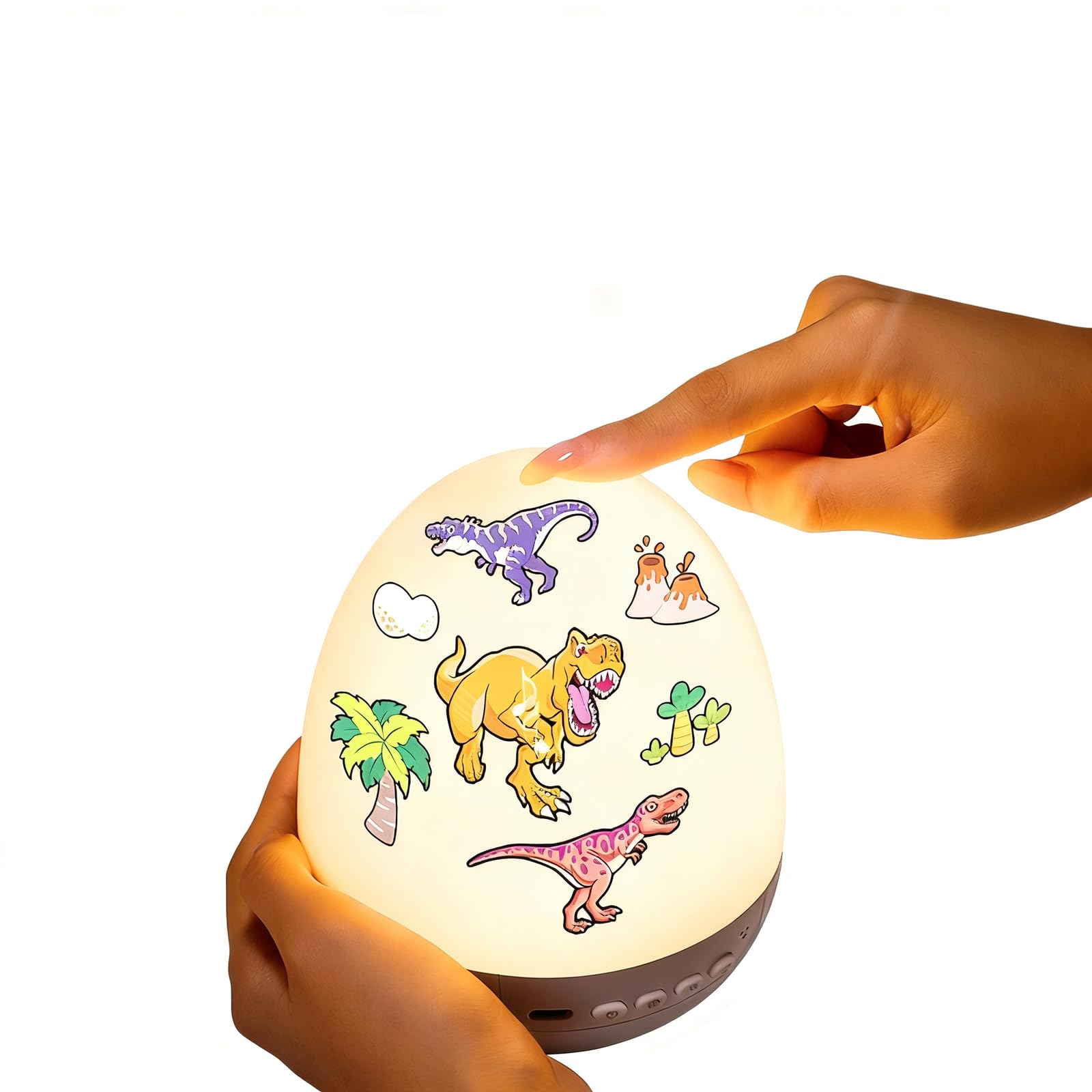Quxvuis Music Egg Light For Nursery Features 360 Degree Rotation,