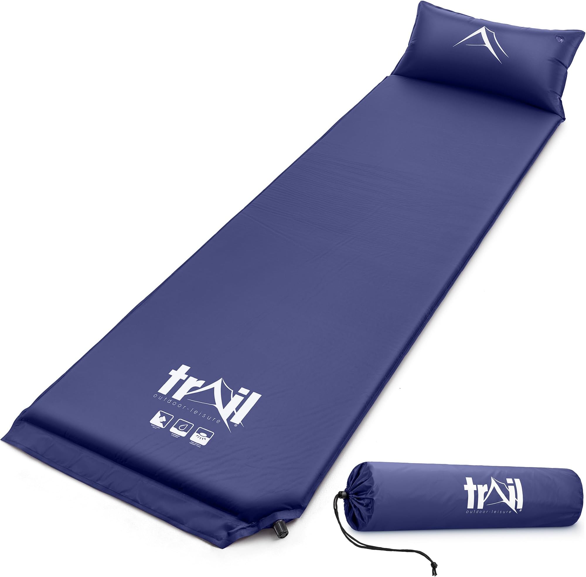 Self-Inflating Camping Mat With Pillow