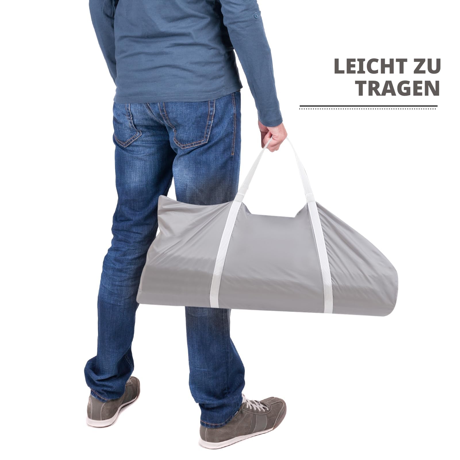 BEJOY Großer Laufstall Laufgitter XXL 180*200 cm, Kompakt und Stark, Schaumstoffschutz Rutschfester mit Transparentem, Atmungsaktivem Netz, Reißverschluss für Babys & Kleinkinder Indoor & Outdoor
