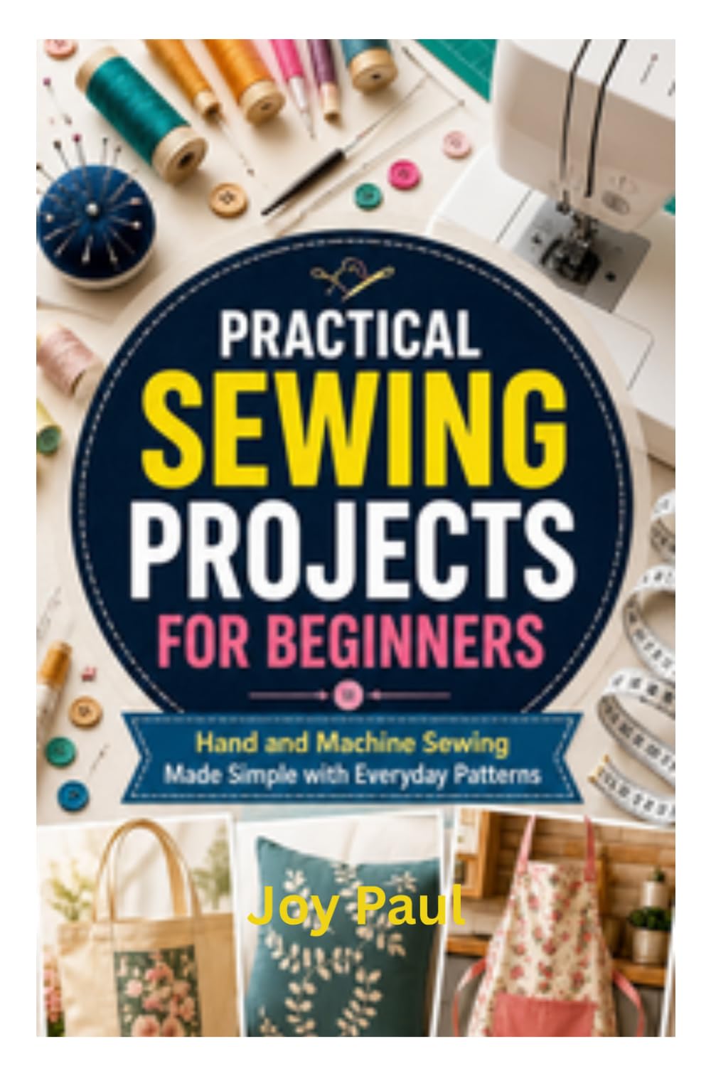 PRACTICAL SEWING PROJECTS FOR BEGINNERS: Hand and Machine Sewing Made Simple with Everyday Patterns
