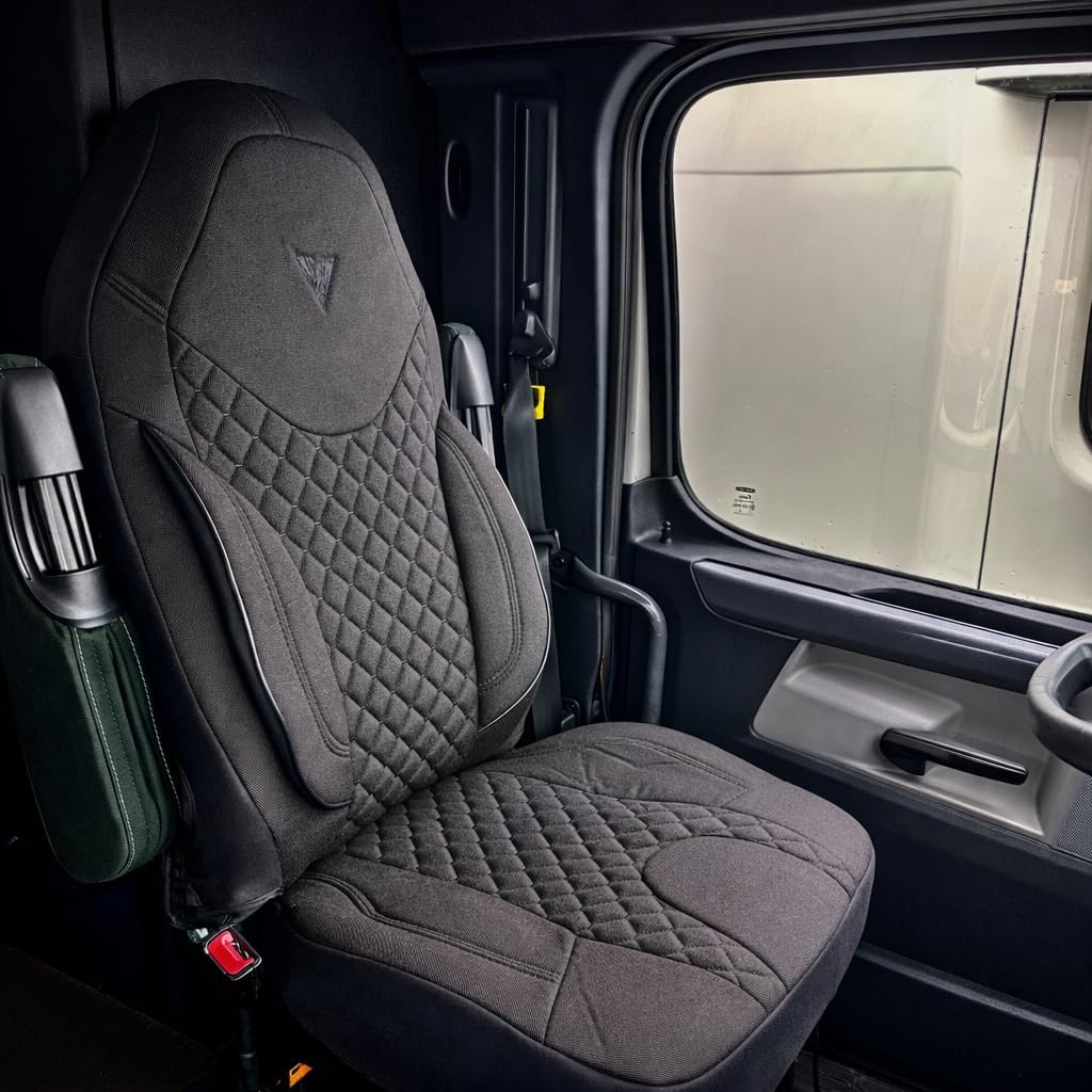 Seat Cover for Legacy Aftermarket Seat – Custom-Fit Semi Truck Seat Cover, Durable Premium Material, Compatible with Legacy seat Style, Easy Installation, Interior Protection for Heavy-Duty Trucks