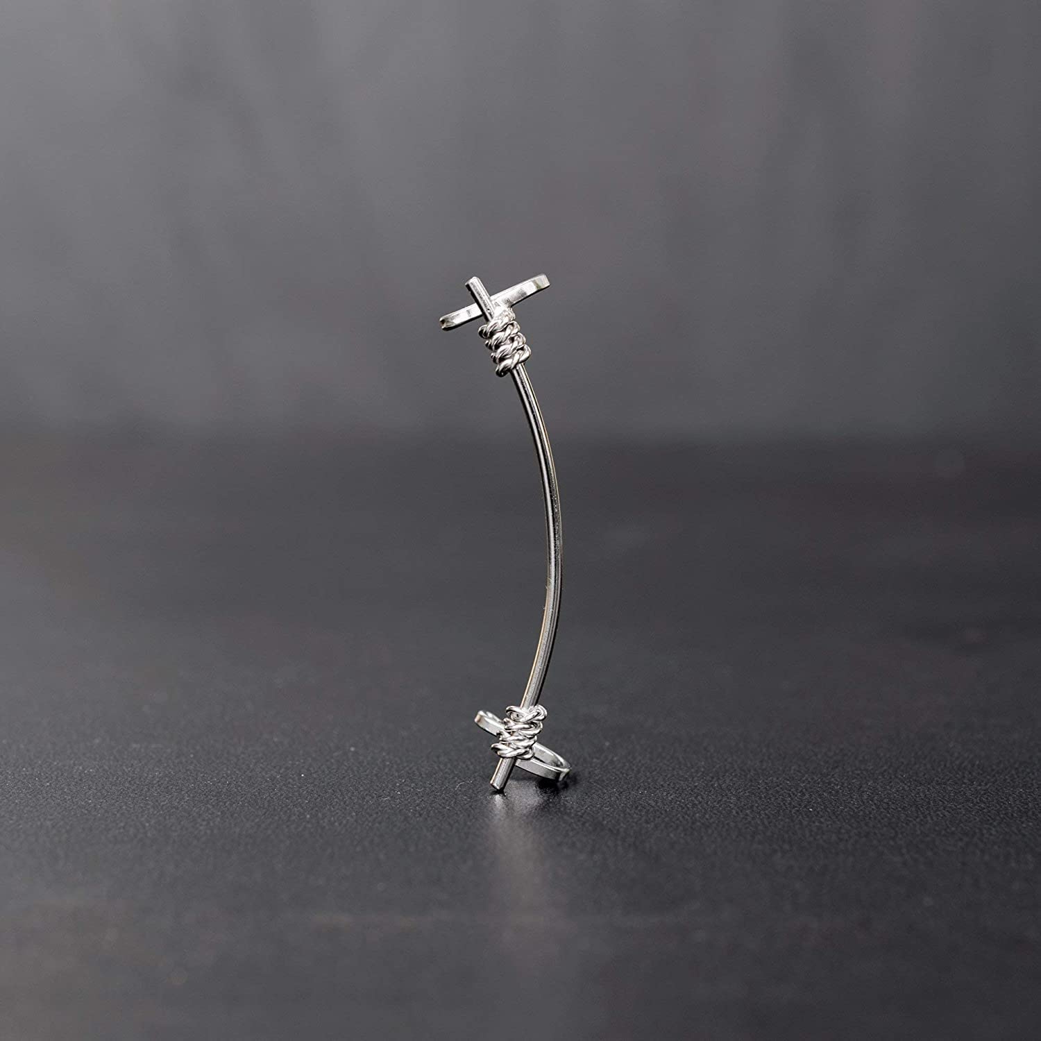 Handmade geschenk für sie Silber Ohrklemme kein Piercing, Ohr Kletterer Anweisung Ohrring, Ohr Crawler, Ohrfessel, nicht durchbohrt Ohrklemme Ohrring, nicht durchbohrt Ohrring Earcuff, ear cuff