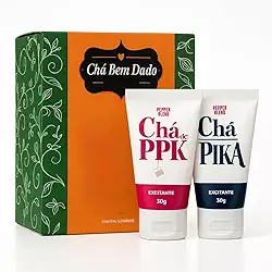 Kit Chá Bem Dado – Dupla de Géis Sensoriais 30g para Casais, Estímulo e Prazer em Dois Toques
