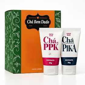 Kit Chá Bem Dado – Dupla de Géis Sensoriais 30g para Casais, Estímulo e Prazer em Dois Toques
