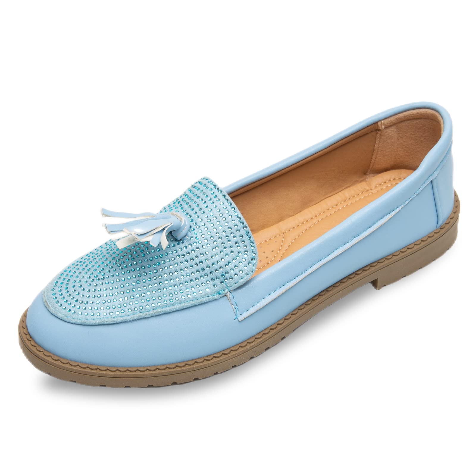 Sixth Street Womens Casual Comfortable and Lightweight Ballerina Ballet Flats-Blue-(Size-37) (B0B7XBNFJM) Amazon Price History, Amazon Price Tracker