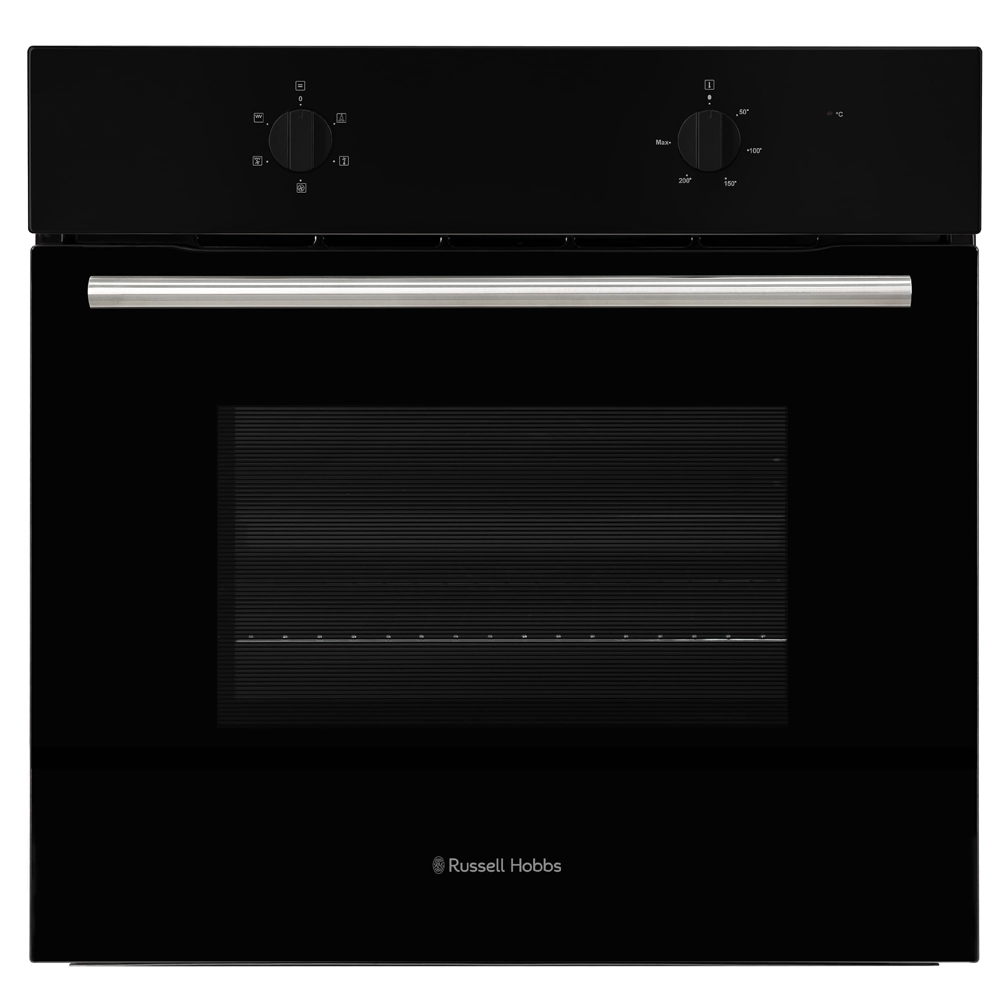 Russell Hobbs 70L, 60cm Wide, Single Electric Built-in Fan Oven and Grill in ...