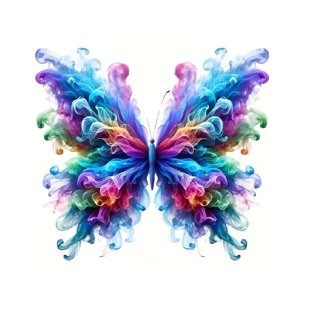 6 Inch Vibrant Butterfly Vinyl Decal Waterproof Sticker for Car Window Laptop Motorcycle Bicycle Decor