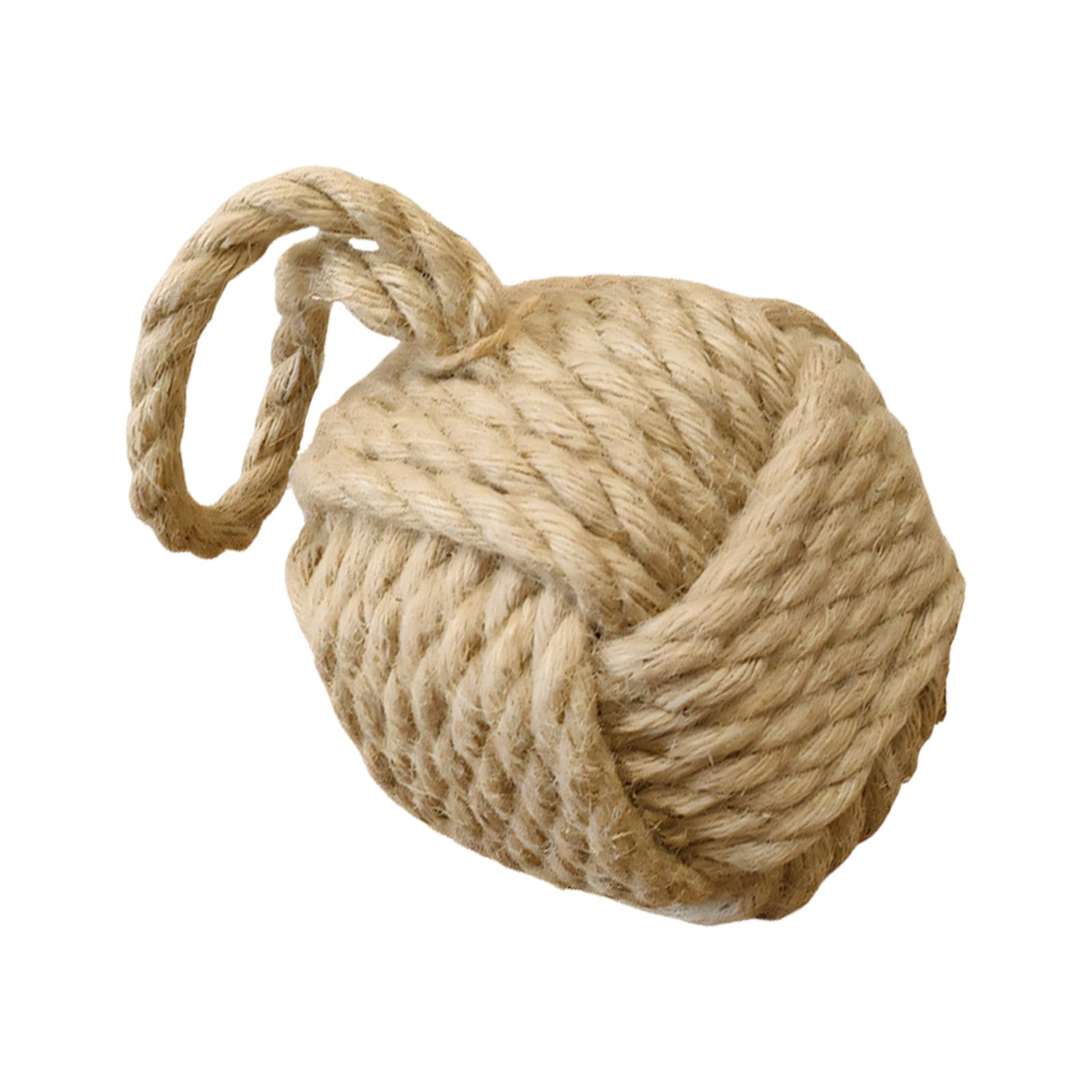 Kaeltsyn Square Twine Decorative Weighted Door Stoppers Cotton Linen Rope Knot Stop With Handle For Home Offices Stability And Decoration Decoration