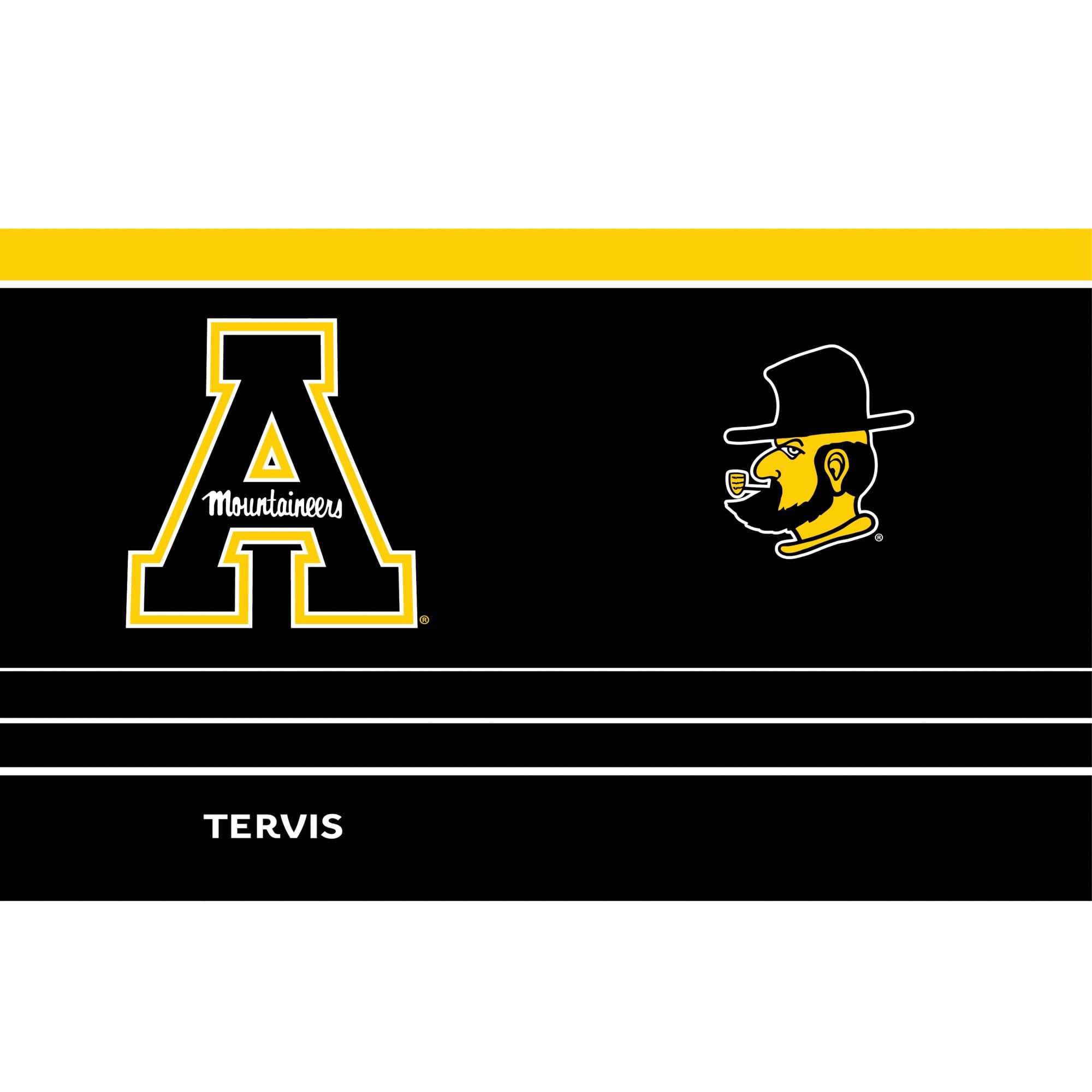 Tervis Traveler Appalachian State Mountaineers – MVP dreiwandiger, isolierter Becher hält Getränke kalt und heiß, 590 ml, Edelstahl