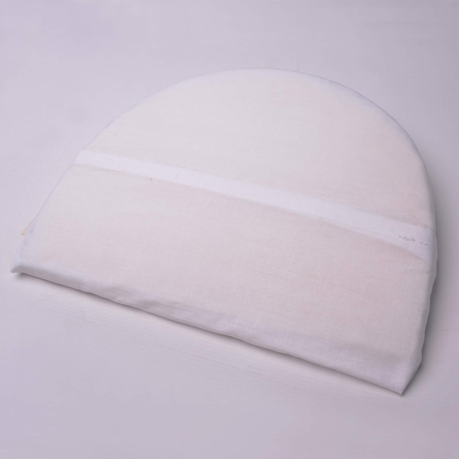 Pekitas - Cuscino antireflusso, cuscino addominale inclinato, cuneo, 33 x 25 cm, per gravidanza, colore bianco