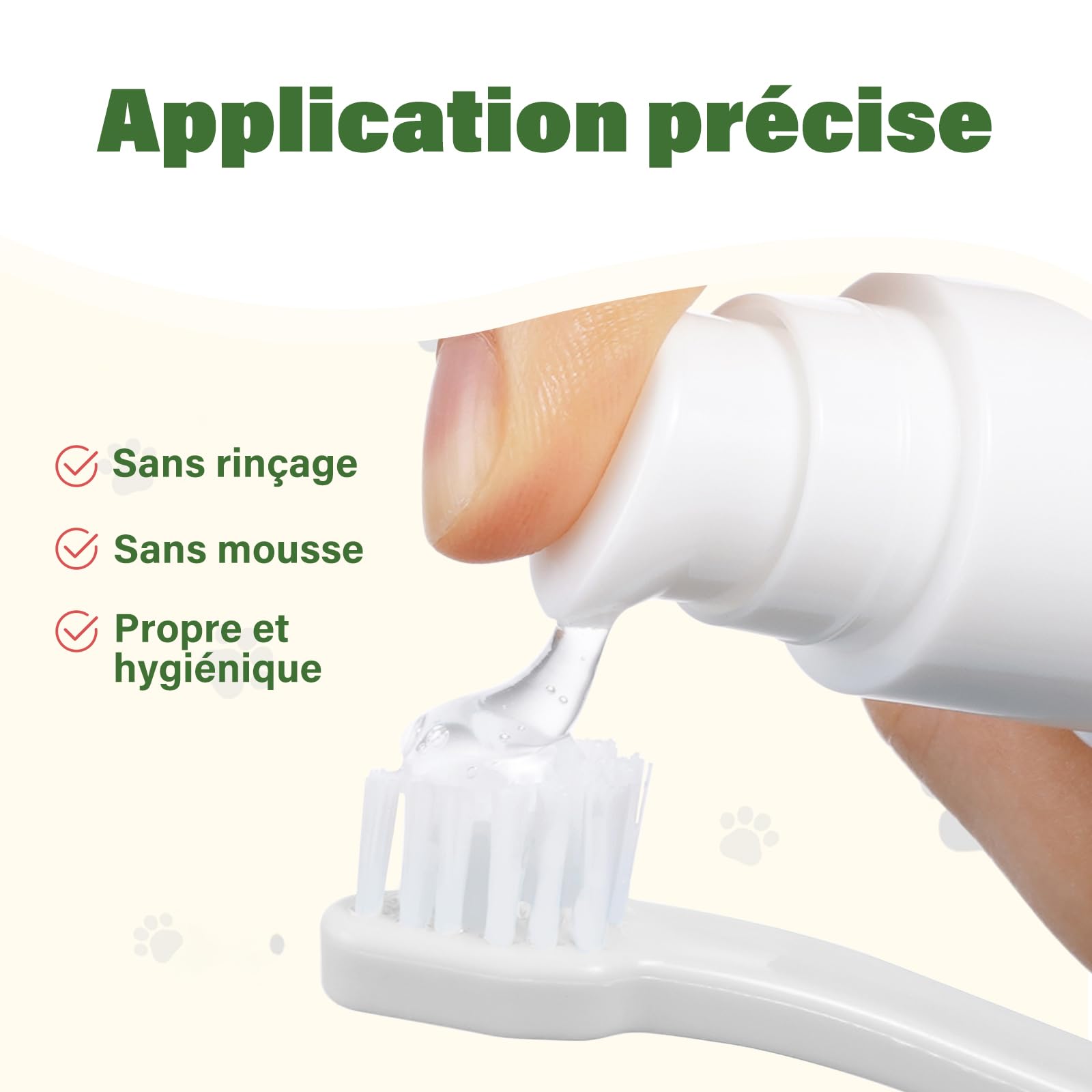 UNEK Dentifrice pour chiens et chats, saveur pastèque, pour des dents et des gencives saines, combat la mauvaise haleine, avec 2 brosses à dents