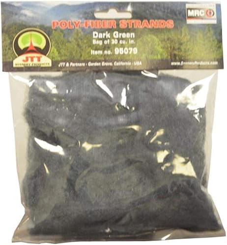 Hilos de polifibra, verde oscuro