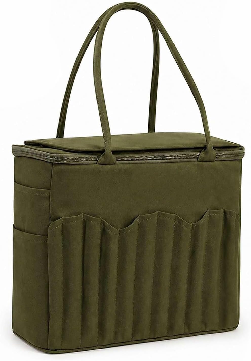 Personalized Canvas Yarn Storage Bag with Name Canvas Yarn Bag for Knitting and Supplies Organizer for Yarn Travel and Rooms