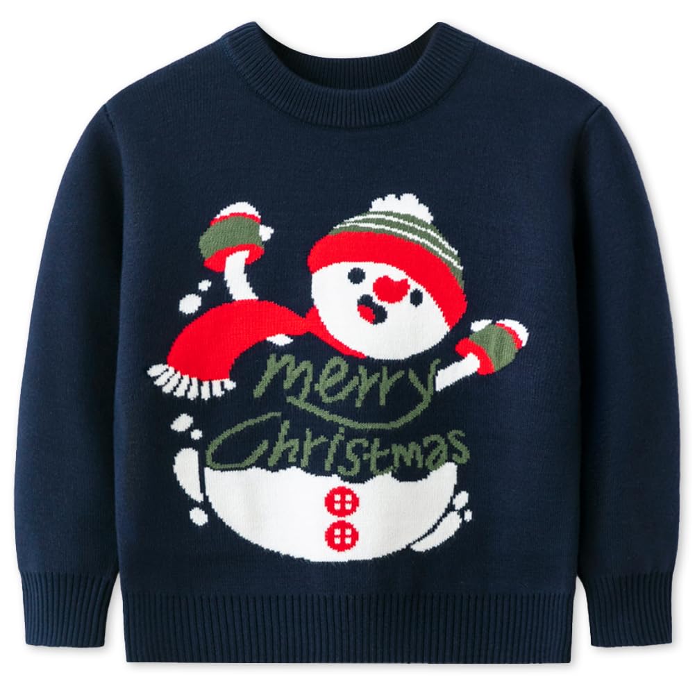 Remimi Kids Christmas Sweater for Toddler Girls Boys Holiday Pullover Top