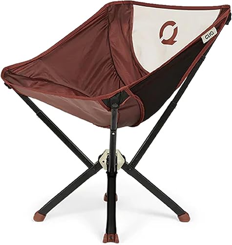 CLIQ ClassiQ 2.0 Silla de camping  Silla plegable compacta y portátil para exteriores  Capacidad reforzada de 400 libras  Silla de viaje de ajuste