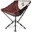 CLIQ ClassiQ 2.0 Camping Chair - Compact & Portable Folding Chair for Outdoors - Reinforced 400 lb Capacity - Quick-Setup Travel Chair for Camping, Beach, Tailgating & Hiking - Brick