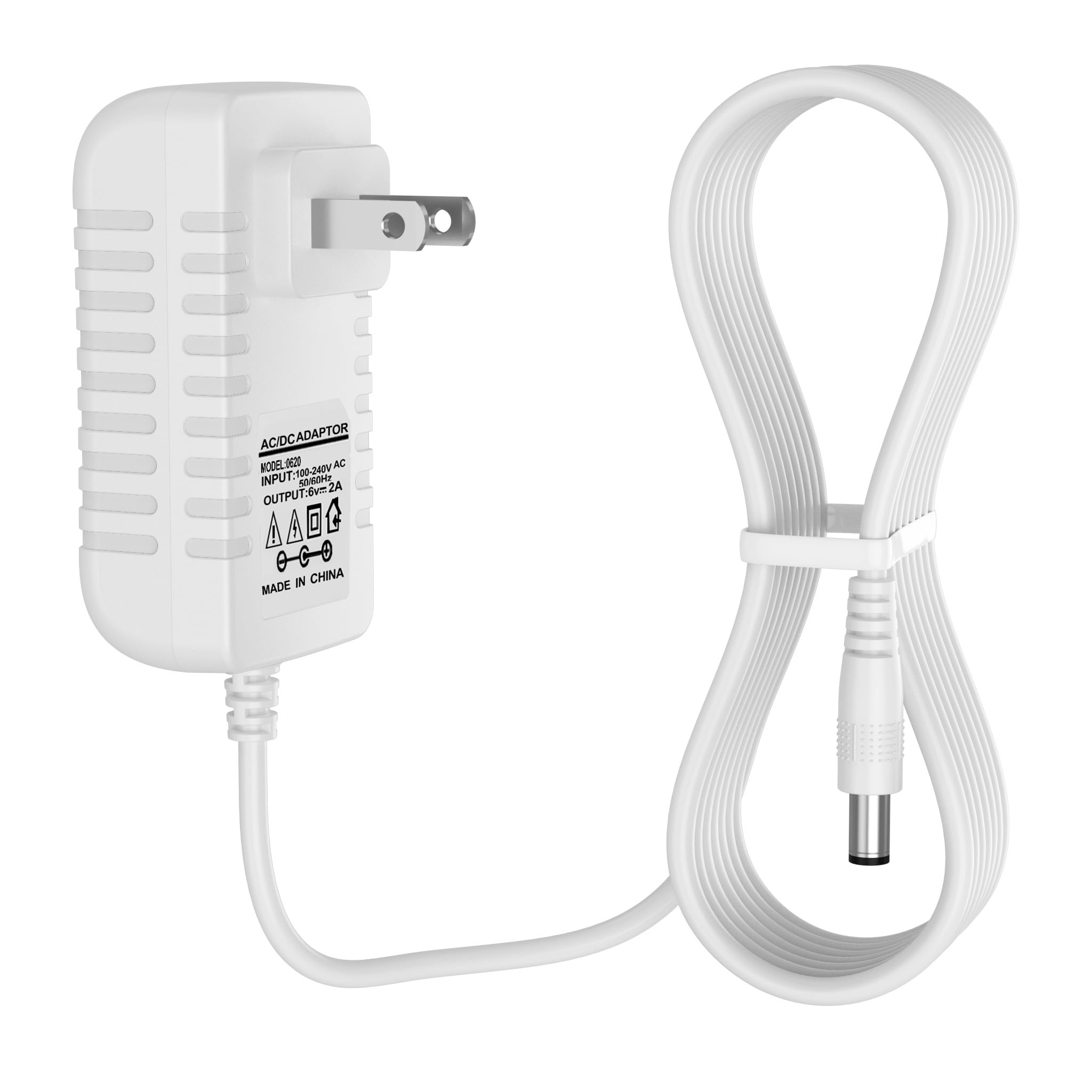 Baby Swing Power Cord,Baby Swing Electric Plug in for Fisher Price Swing/Ingenuity Swing/Graco Swing/Nova Baby Swing,2 Meters Power Adapter (5V-6FT)