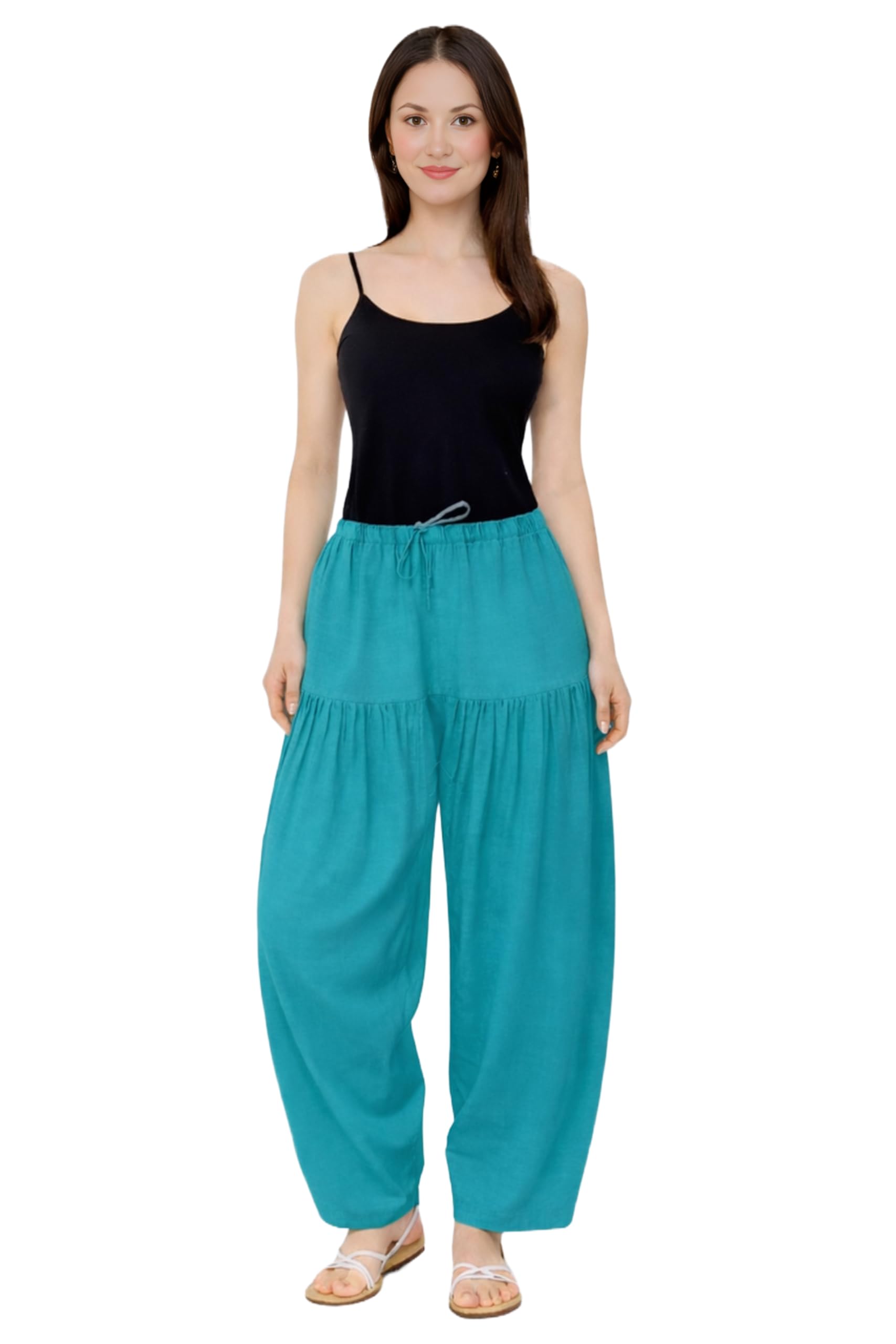 Woman Pure Cotton Trendy Patiala Salwar ||Patiala Pants|| Patiyala|| Cotton Patiyala Salwar|| Full Patiyala|| Casual Patiala||Free Size-image-16