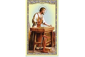 Autom co Prayer to St. Joseph the Worker holy card