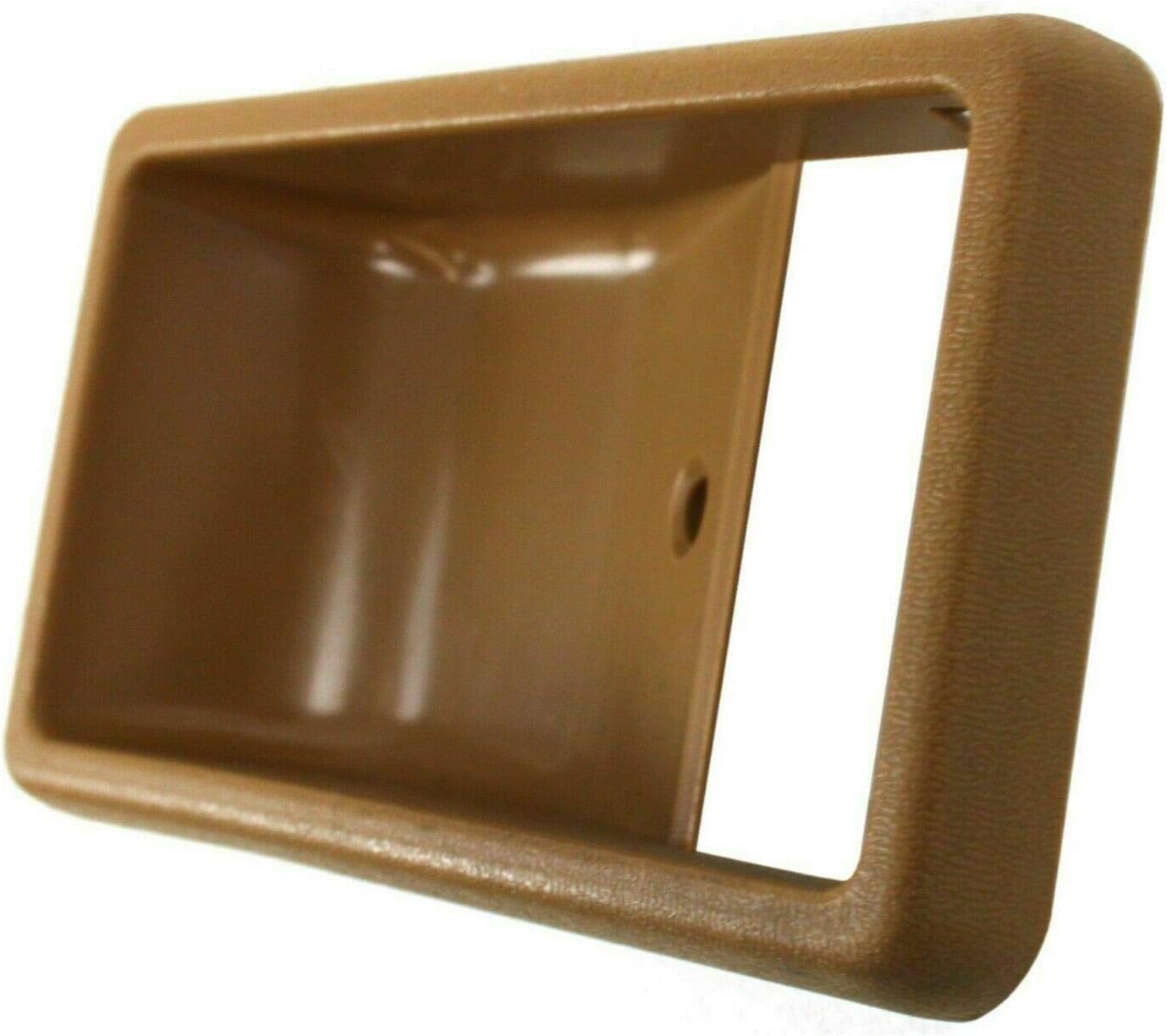 Door Handle Trim Bezels Beige Front Driver & Passenger Side Interior for 1984-1989 Toyota Pickup & 4Runner / 1984-1987 Corolla Direct Replacement