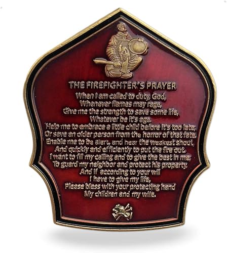 Miniatura 3 de Moneda de desafío de bomberos de oración bombero