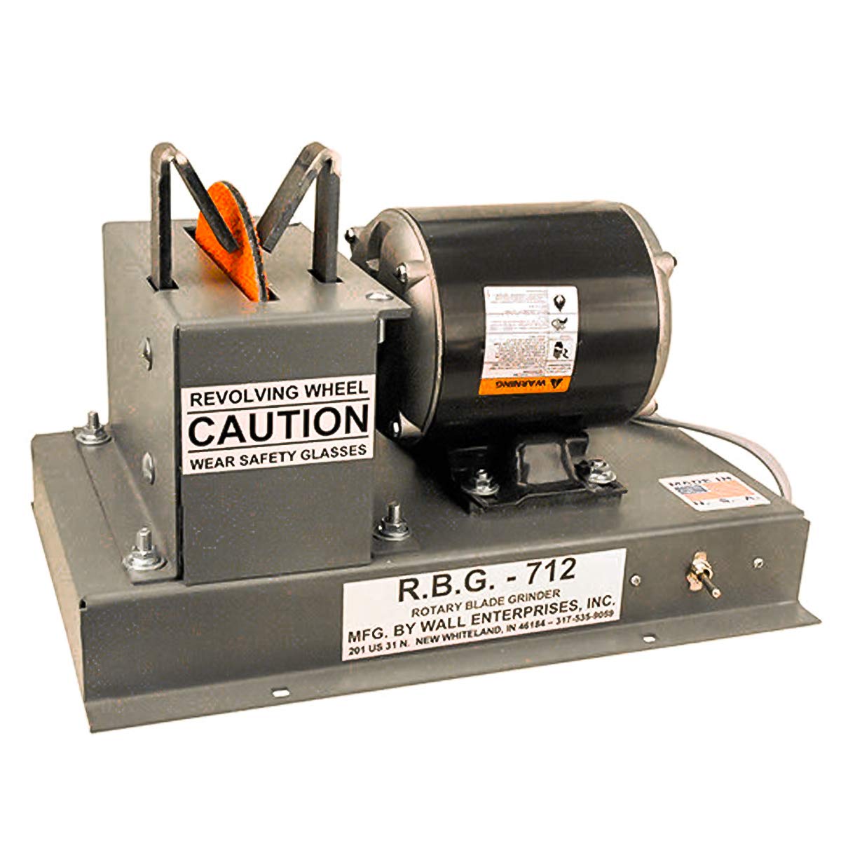 Wall RBG Lawn Mower Blade Bench Grinder 