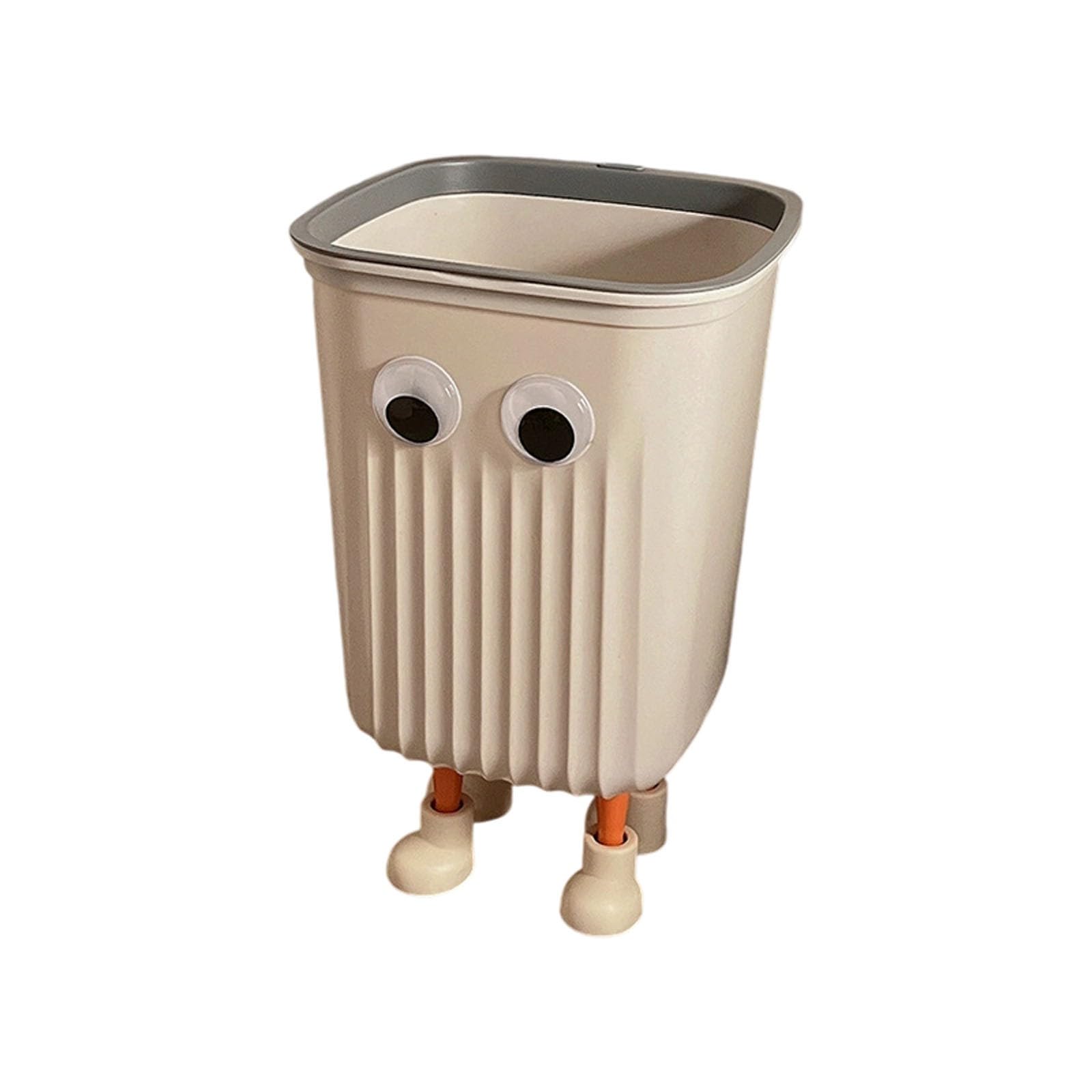 Kitchen Garbage Can Plastic Compact Small Capacity Trash Can for Bathroom Rectangular Durable Commercial Kitchen Trash Cans for