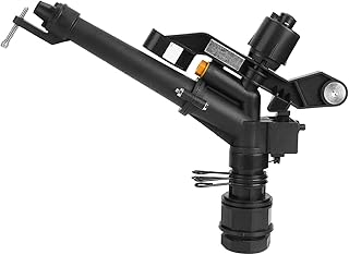 Cabeça de aspersor, 3,81 cm a 2,54 cm DN25 rosca fêmea ajustável braço de balanço giratório de 360 graus irrigação de fazenda