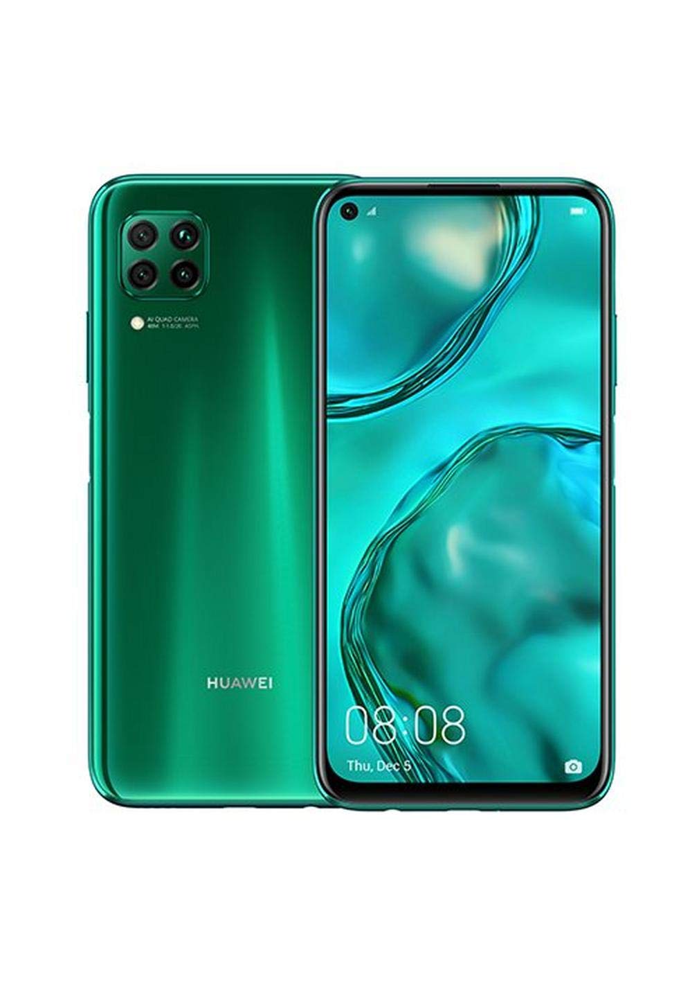 Huawei Nova 5T Dual SIM - 128GB, 8GB RAM, 4G LTE, Crush Green