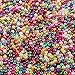Produktbild Outuxed 1500 Stück 4mm Bunte künstliche Perlen Runde Perlen Perlen Basteln geeignet für Schmuckherstellung und Heimwerken Halskette Armband von den Kindern